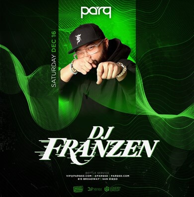 PARQ SATURDAYS W/ Dj Franzen