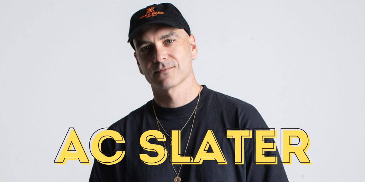 image of AC Slater with text AC SLATER