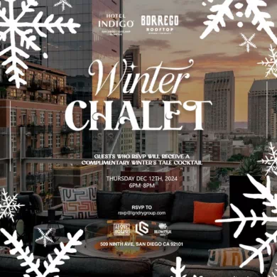 Winter Chalet! @ Borrego Rooftop